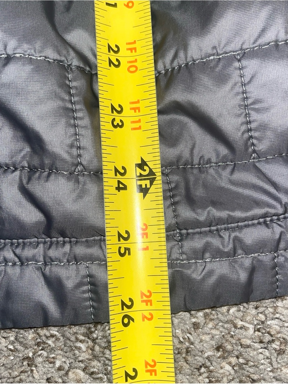 Patagonia Nano Puff Jacket Womens Medium Gray PrimaLoft Insulated Coat Full Zip - Picture 8 of 10